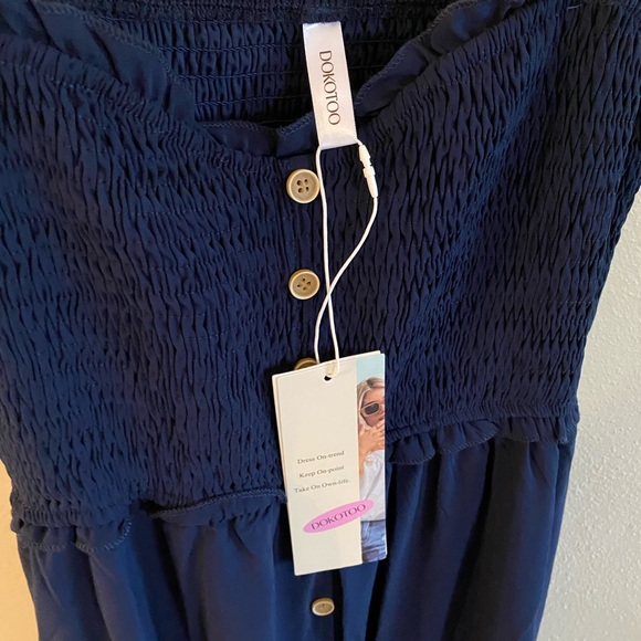 Dokotoo Spaghetti Strap Smocked Maxi Dress - Picture 7 of 8